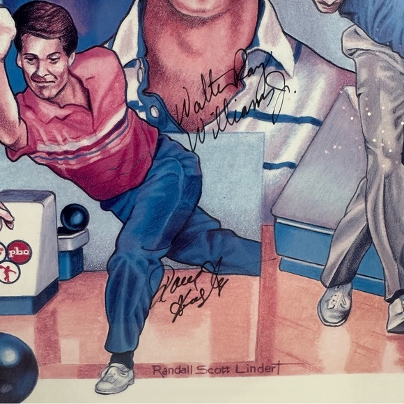 Randall Scott Lindert PBA Millionaires Club Bowling 122/500 RARE SIGNATURES - Picture 9 of 14